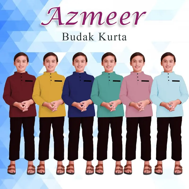 NEW ARIVE HIGH QUALITY AZMEER BUDAH KURTA COMO CREPE - TikTok Shop Malaysia