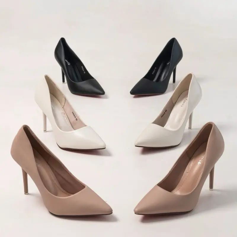 Olavis Paula doff matte high heels sepatu wanita tumit tinggi 9cm import Shoes 0