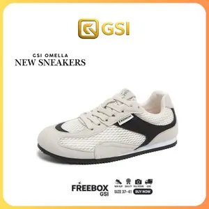 GSI Omella Sepatu Sneakers Wanita Korean Style 1 Running Casual Kasual Sport Perempuan Olahraga Karet Cewek Shoes Anti Slip Karet Anti Slip Quality Real Pic Gratis Ongkir Bisa COD
