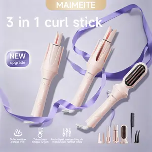 MAIMEITE 3 IN 1 Ceramic Catokan Curly Otomatis Hair Styler Multifungsi Hair Straightener Comb Catokan Keriting Penjepit Rambut Keramik yang Ditingkatkan MAIMEITE 3 IN 1 Ceramic Catokan Curly Otomatis Hair Styler Multifungsi Hair Straightener Comb Catokan Keriting Penjepit Rambut Keramik yang Ditingkatkan