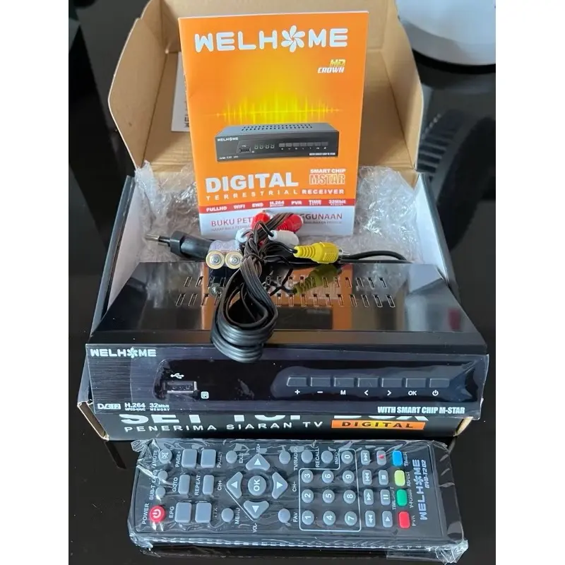 Set Top Box TV Digital DVB-T2 Welhome 1