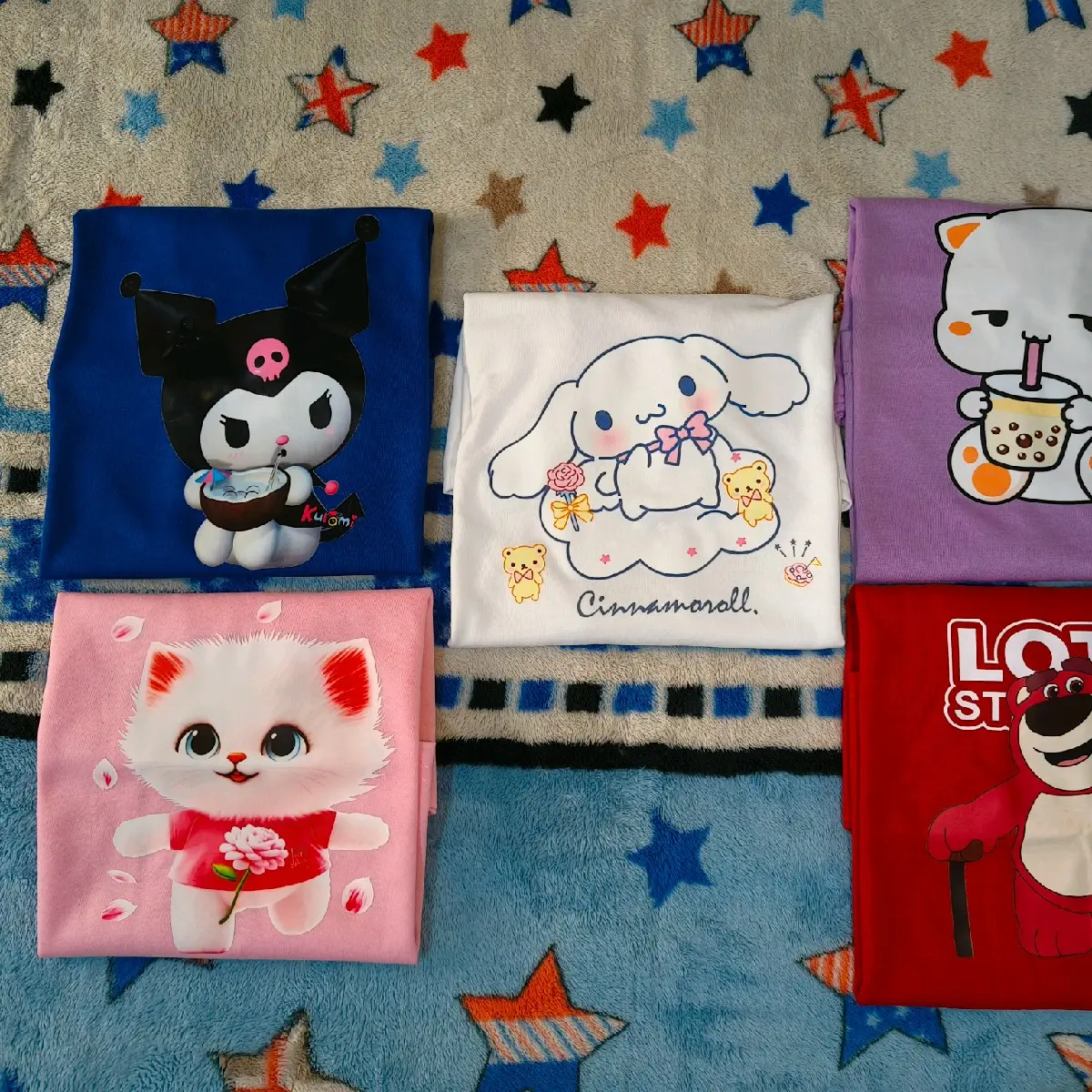 Paket 5pcs Kaos Anak Cewek Usia 1-12 Tahun Anak-Anak ukuran l usia 7-8 tahun 4-5 tahun