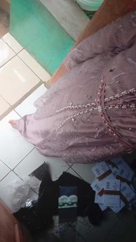 Product Review of Julissa Dress Free Outer Brokat Tille Mutiara Rompi Kondangan Gamis Pesta Polos from c**k 2
