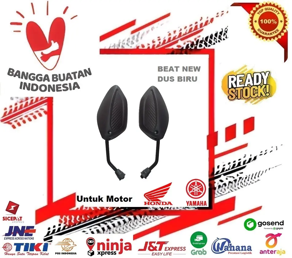 Spion Motor Variasi Beat New Honda / Yamaha Accessories Baut
