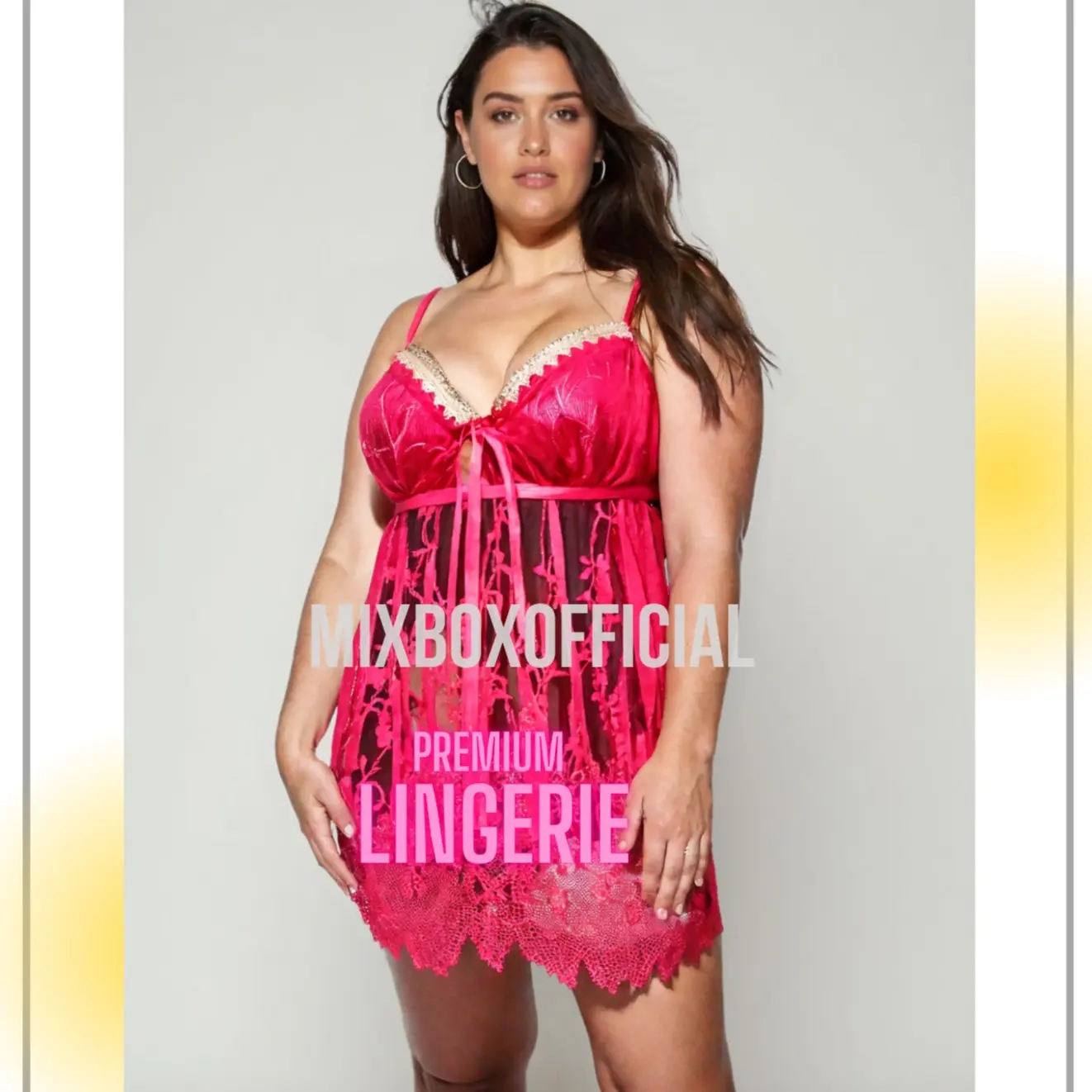 Mixbox dinas Wanita brukat cupbpra kawat busa Lace Lingerie terbaru  LD 110 -  Johanna