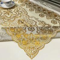 Gambar Maison Loine Taplak Meja PVC Premium Motif Gold Idul Fitri Estetik 40cm*84cm Anti Air Anti Slip untuk Meja Ruang Tamu - 8018-40cm*84cm dari Maison Loine Kota Administrasi Jakarta Utara 5 Tokopedia