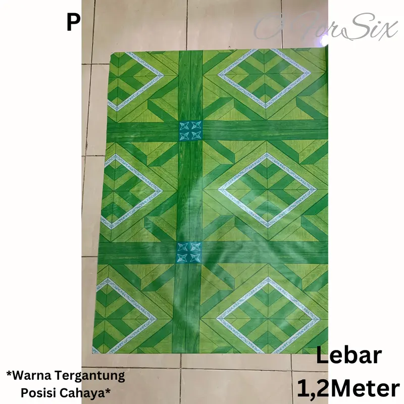 (NEW2) (ROLL) KARPET PLASTIK/PERLAK LANTAI/MEJA/KARPET LANTAI PLASTIK LEBAR 1,2 METER 6