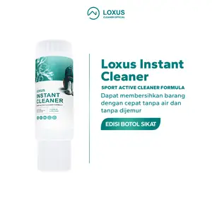 Loxus Instant Cleaner Easy Use Edisi Botol Sikat Pembersih Sepatu, Tas, Dinding, Interior Mobil Tanpa Harus Dicuci