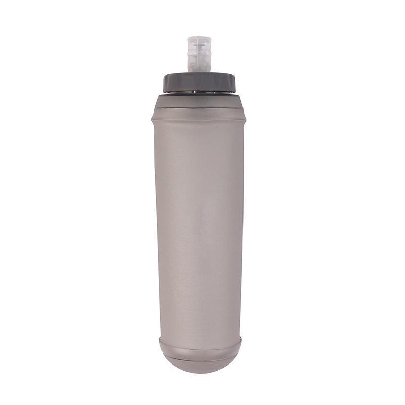 Bình nước mềm dành cho hoạt động ngoài trời, kèm nắp silicone; phù hợp để đạp xe, chạy bộ, leo núi và các hoạt động off-road; bình nước mềm dễ mang theo.