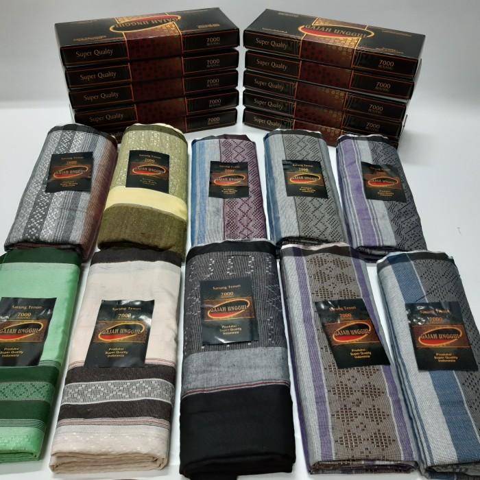 grosir 10 pcs sarung gajah unggul  sarung tenun dobby murah 4