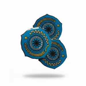 [ISI 2 PCS] Pin PKK Bross Lencana Penggerak PKK Premium Resin Clips Elegan Seragam Fiber Lapis Resin Mengkilat Ukuran 3 cm Dengan Peniti Praktis