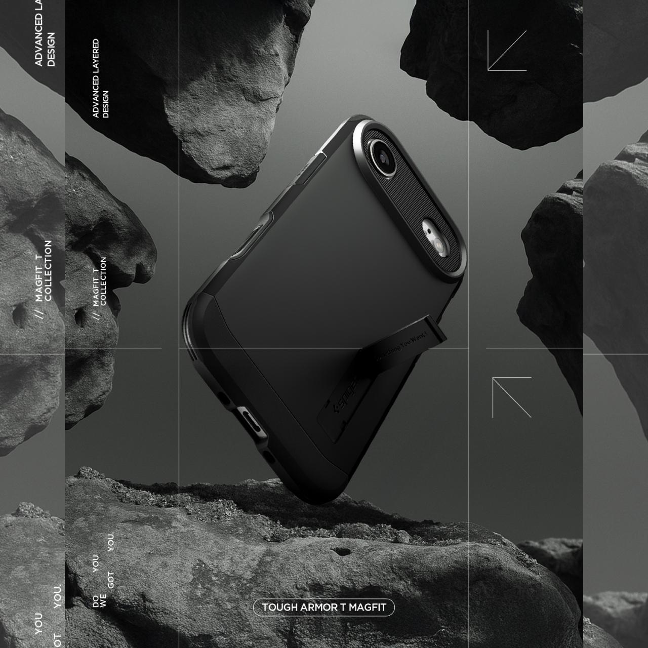 Spigen iPhone 17 Case Tough Armor T MagFit - Black ACS10391 (Offline SKU)