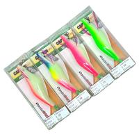 Gambar Umpan Bentuk Udang dengan model kail Cumi Captain Luminous Squid Jig Uk 2,5 bervariasi warna Glow In The Dark - Merah dari Bandar Pancing Online Kota Tangerang 1 Tokopedia