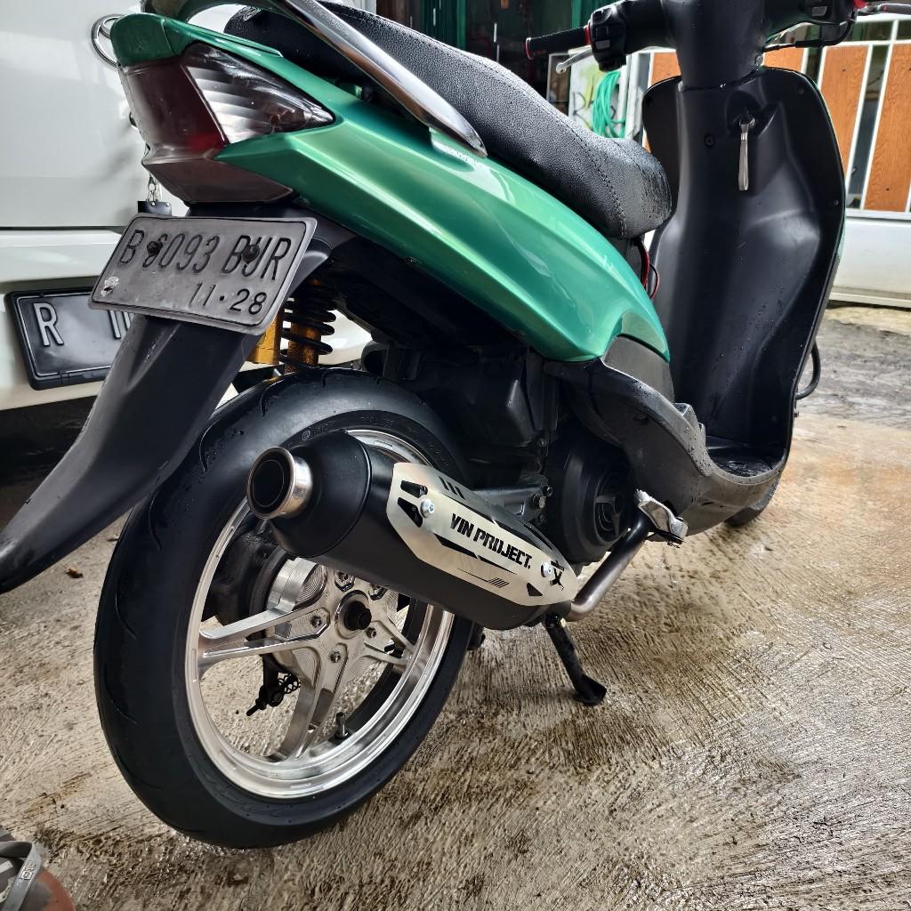 Knalpot Moncong KENOCHI Original Vin Project Mio sporty mio smile Vario 125/150 Beat Scoopy Nmax Aerox Pcx Kenochi Vin Project Racing Motorcycle Silincer
