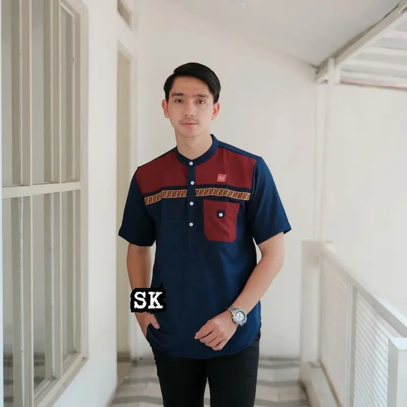 KURTA FF MODEL TERBARU 2022 LENGAN PENDEK EDISI LEBARAN DEWASA DAN ANAK SIZE M L XL XXL 5