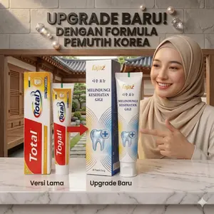 {Upgrade terbaru}Pasta Gigi All-in-One Bersertifikasi BPOM - Pemutih Gigi/Pasta Gigi Sensitif/Penghilang Plak/Pasta Gigi Probiotik/Penghilang Plak/Perawatan Gusi Sensitif/Penghilang Noda - METOO MW-3 Pasta Gigi Pemutih Premium 100g