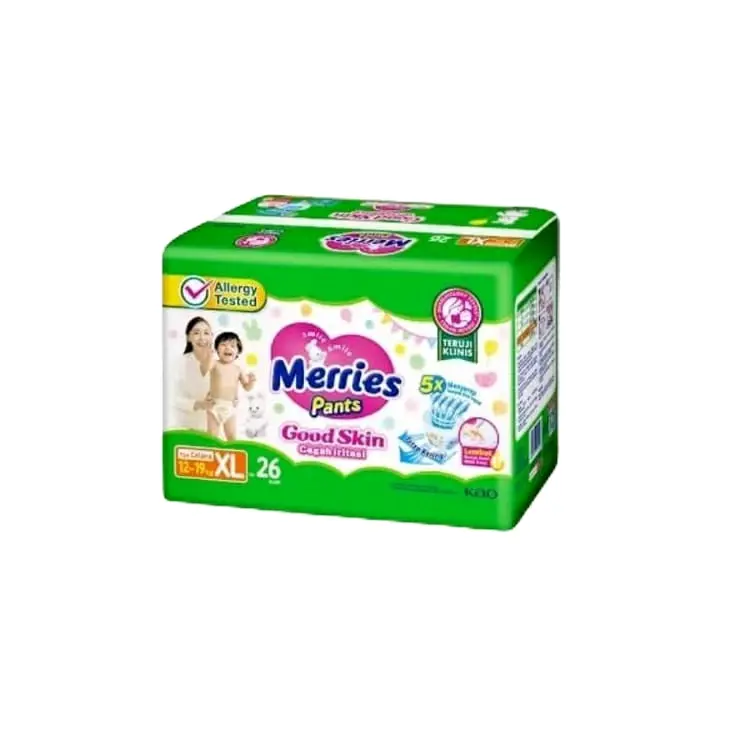 Merries XL 26 - Popok Bayi Ukuran XL 26 Buah 0