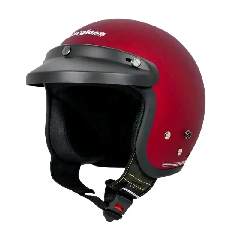 Helm CARGLOSS Hlem BOGO untuk Sepeda Motor Half Face Helmet Motorcycle Half Face Helmet 1