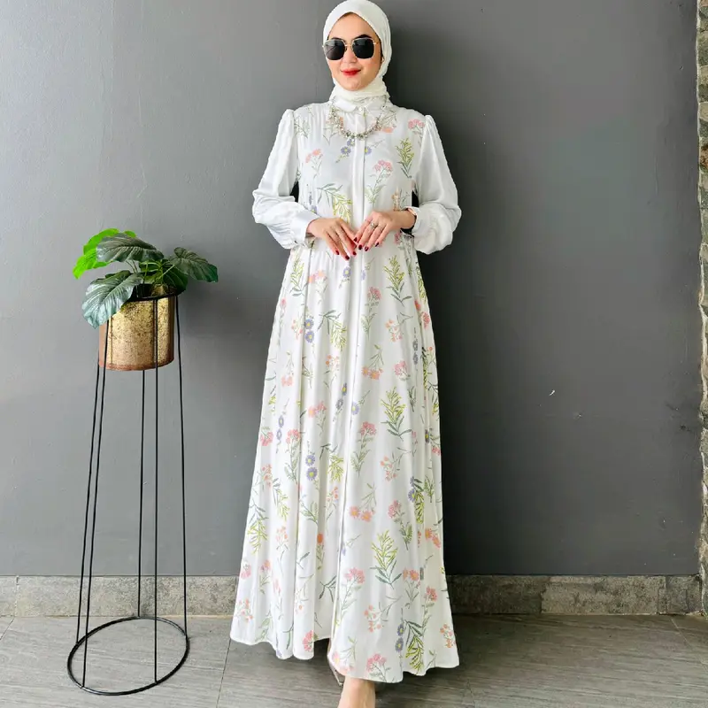 Devi Dress By Jelita Cantik Elegant Manis Gamis Muslim 0