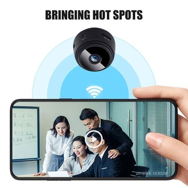 Product Introduction of Kamera HD 1080p, dengan fungsi penglihatan malam, Peralatan Pengawasan Mudah Alih Manusia, Mudah Alih, Sesuai untuk Penggunaan Dalaman dan Luaran, Perkongsian, Pandangan Sudut Lebar 150 °, Gambar Lebih Jelas, camera  pengintip tempel kamera  pengintai 0