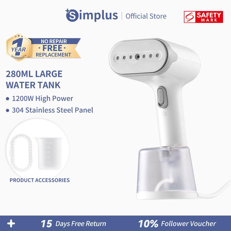 Simplus Garment Steamer Handheld 1200w with Large 280ml Wate - TikTok ...
