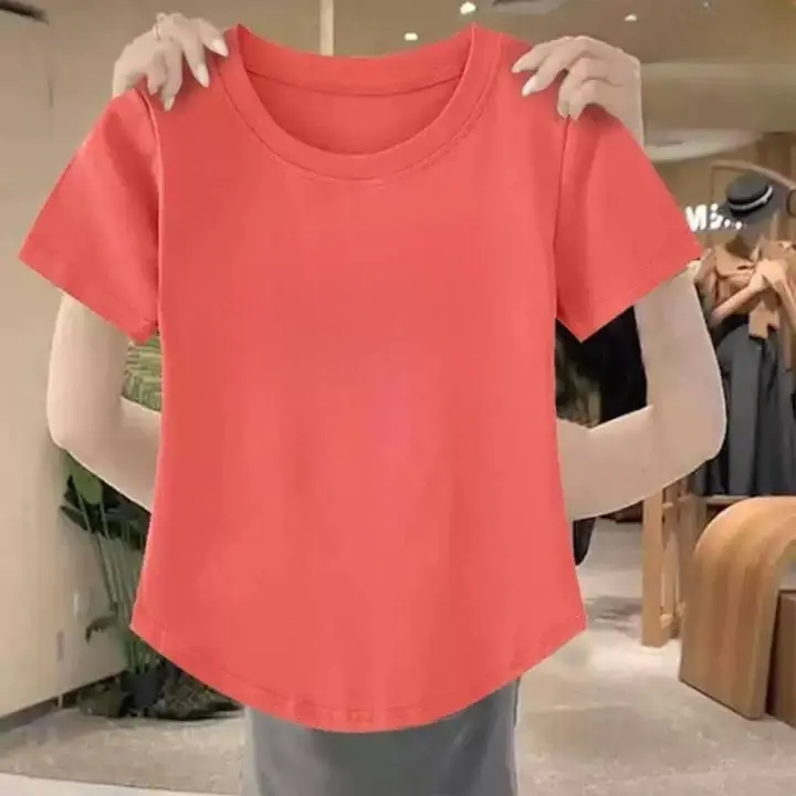 Baju Wanita Oblong - Bahan Spandek Distro - Baju Lengan Pendek - Atasan - Baju Kasual - T-shirt COD 8