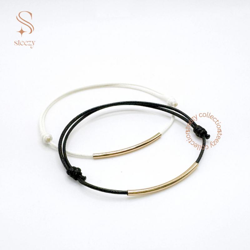 Soulmate Couple Bracelet by Steezy Collection / Gelang Tali/ Gelang Pasangan/ Gelang Couple Simple Polos / Gelang Mine & Yours gelang skena 0