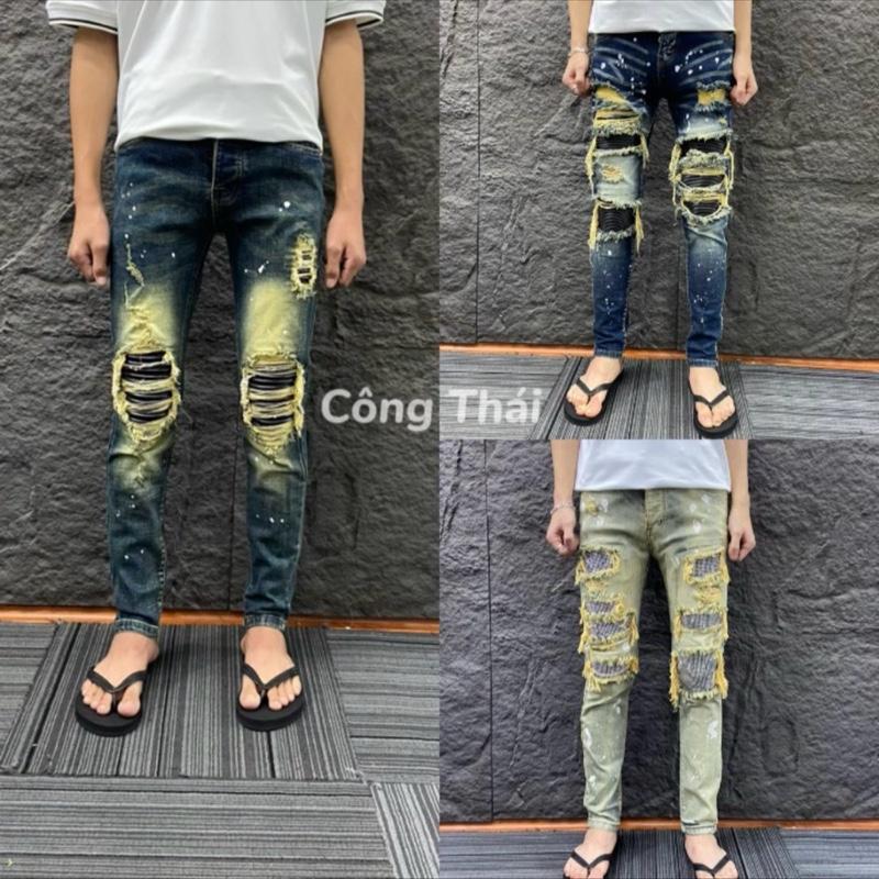  30 Quần Nam vá cứng vá da 4 cúc được ktra hàng Nam có thể giặt máy thường dai Kem Menswear  Tặng Lì Xì   