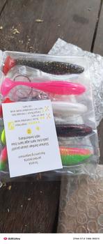 Product Review of Umpan SOFTLURE 8cm isi 6pcs 8cm Bonus Bkk 2/0 3pcs Lure +Propeller from 𝓜** 𝓜**𝓸 0