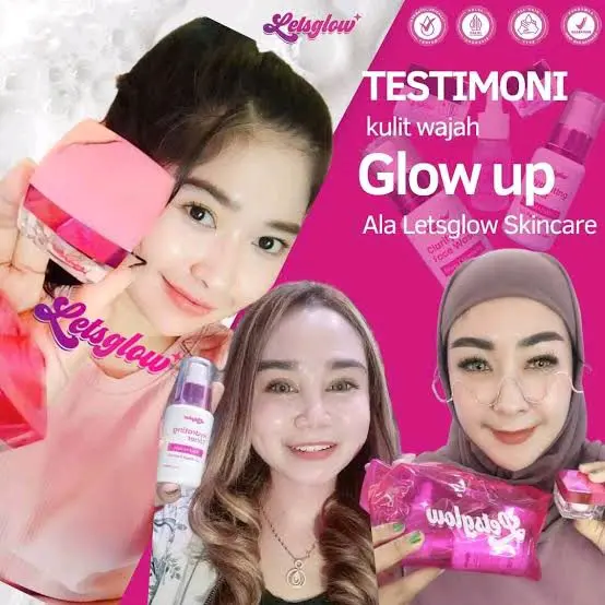 LET'S GLOW BEAUTY PAKET PERAWATAN WAJAH 3