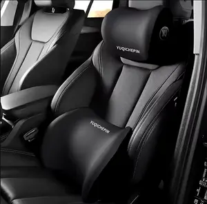 Bantal Leher Mobil Memory Foam Premium Ergonomis Car Kursi - Dukung Perbaikan Postur Tubuh