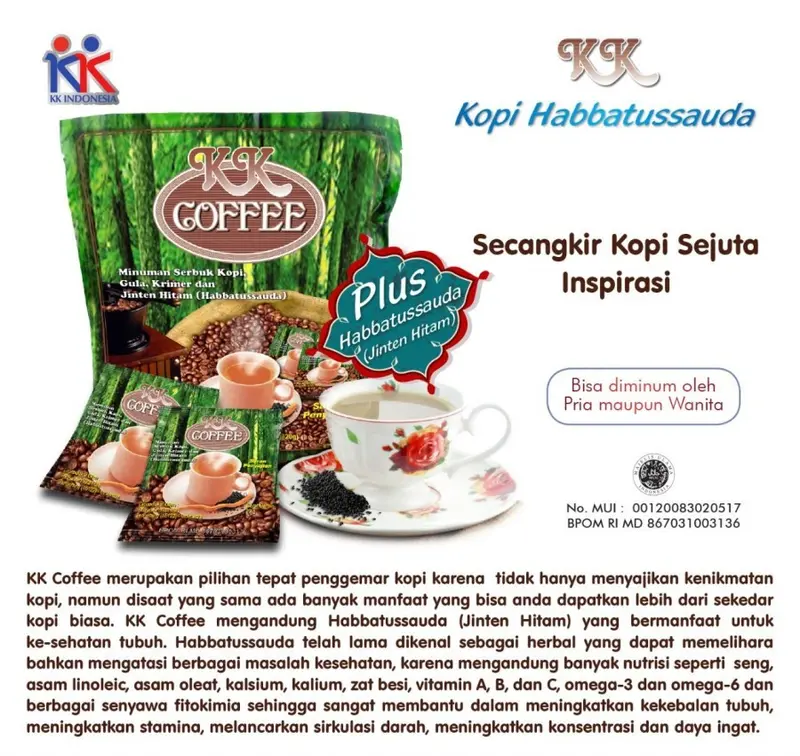Tongkat Ali Coffe KK Indonesia - Kopi Herbal 2