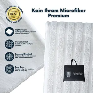 Kain Ihram Premium By Saco | Kain Ihram Haji Umroh | Kain Ihram Pria