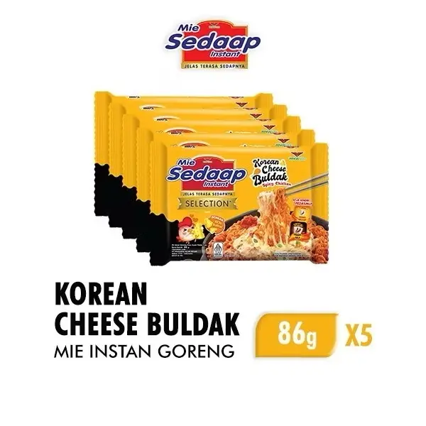 [MAGGI INDONESIA | KK TRADING] 5pcs Mie Sedaap Korean cheese buldak x 86g