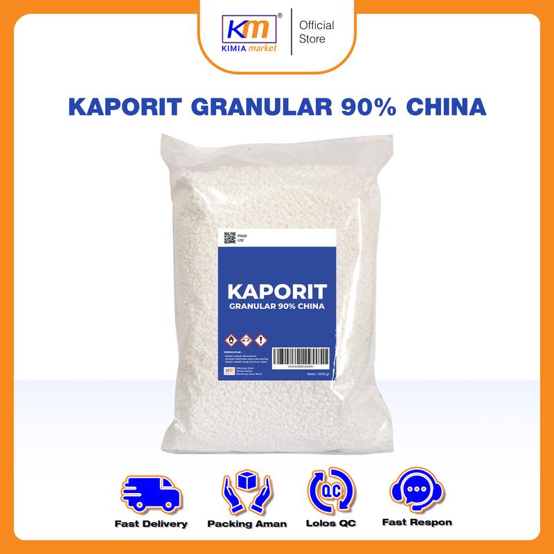 Kaporit Granular 90% x China ukuran 1Kg 0