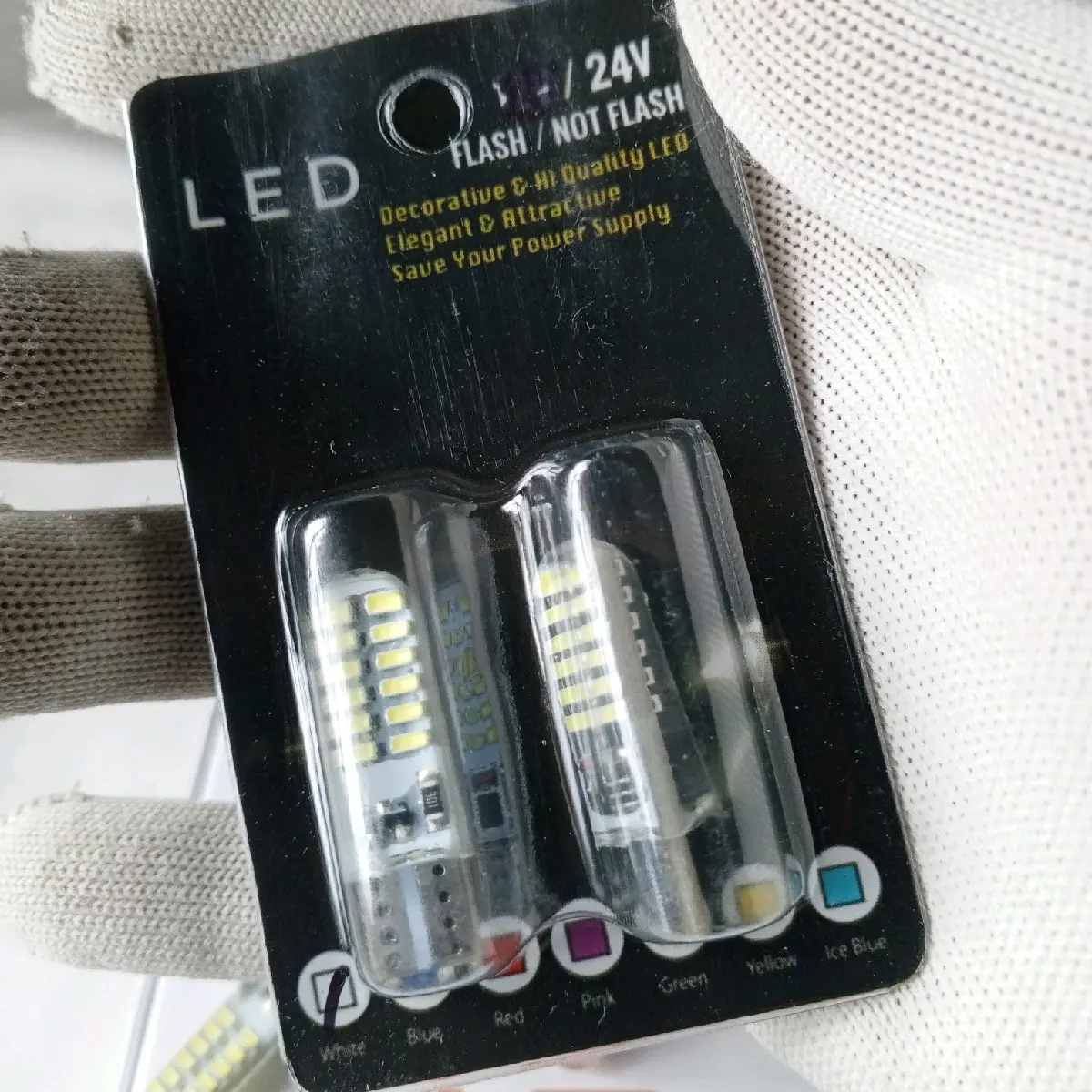 ‎Lampu T10 Jelly Kedip Strobo Mobil / Motor Lampu Kota / Lampu Senja Super Bright Car