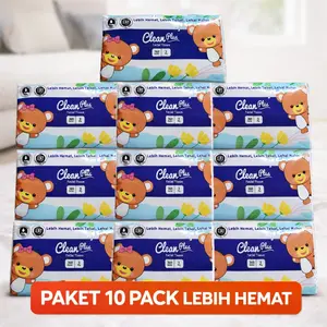 Paket 10 Pack Tissue Cleanplus 360 H/3 Ply Tisu Facial Promo Murah