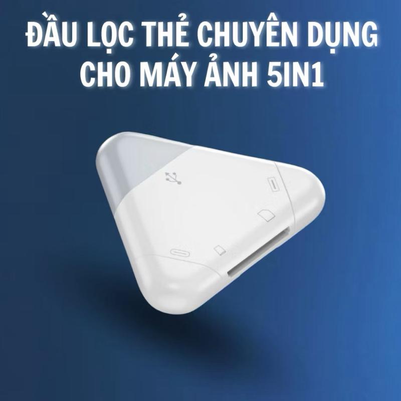 Đầu Đọc Thẻ Từ Mini Hình Tam Giác Đa Chức Năng Cắm Và Chạy Đọc SD/TF