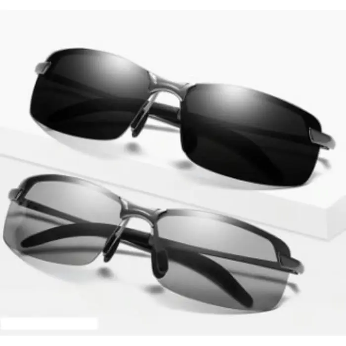 Kacamata Polarized Photochromic Pria Kacamata Anti Silau Siang Malam 5