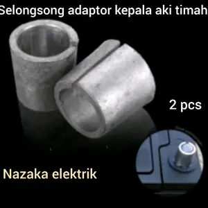selongsong adaptor kepala aki timah 2 pcs ( set ) Adapter untuk kendaraan