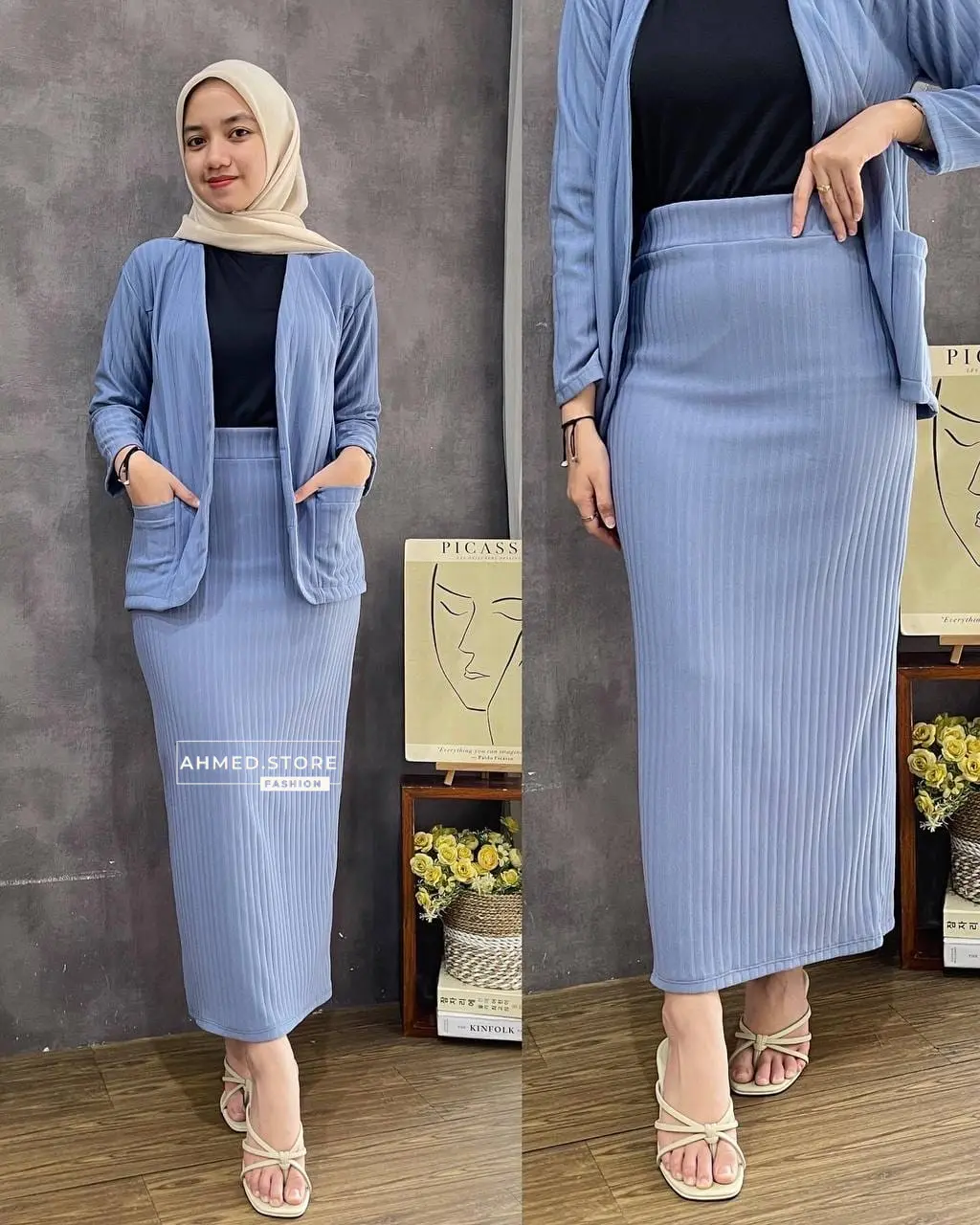 ROK SPAN KNIT MAXILINE PREMIUM - ROK SPAN STANDAR JUMBO - ROK SPAN KINT - ROK KERJA