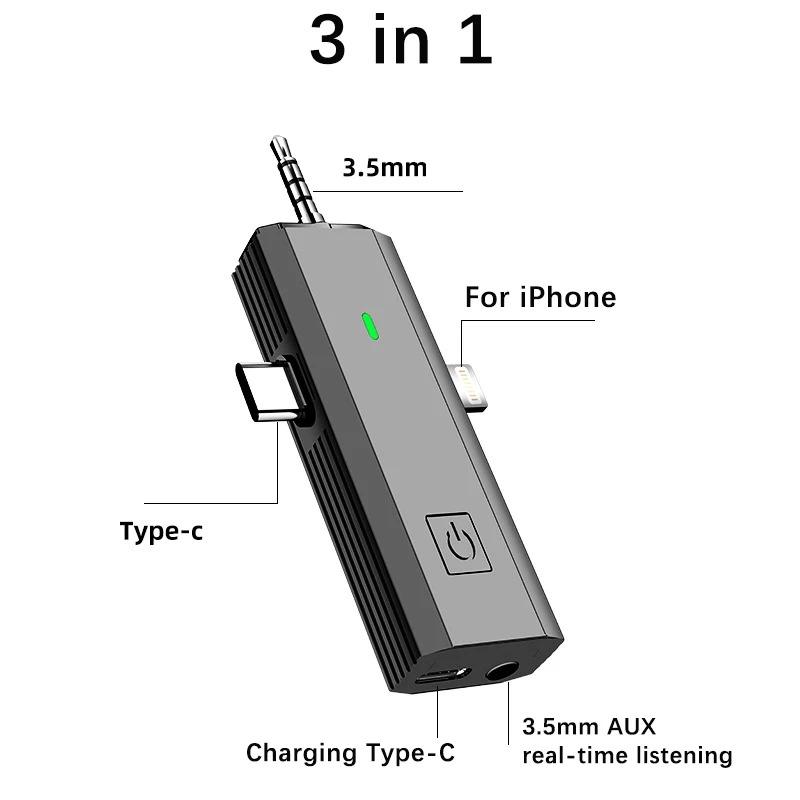 Product Introduction of ⚡COD sent out within 24 hours 2024 Hot selling S17 3 In 1 Wireless mini Lavalier Microphone,Intelligent Noise Reduction Multipurpose Mic Compatible for iphone Android Smartphone/Speaker/Camera/computer 9