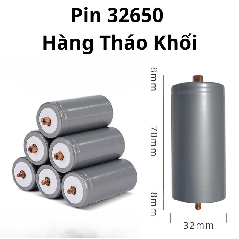 Pin 32650 6000mAh 3.2v, pin sắt 32650 tặng kèm ốc vít hàng tháo ...