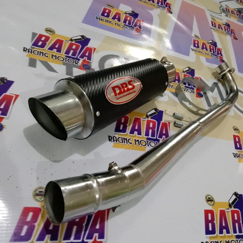 Knalpot Racing Fanterra carbon Motor= Shogun lama,Shogun R,Shogun 125 sp,Smash,Titan Motor Motorcycle 3