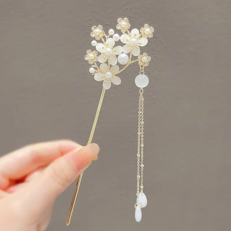 Kẹp Tóc, Thiết Kế Bướm Thanh Lịch Và Cổ Xưa, Phong Cách Hanfu, Phụ Kiện Tóc Cổ Điển Kẹp Tóc, Tóc Cuộn Phong Cách Trung Quốc, Kẹp Tóc Tua Rua, Dành Cho Nữ 5
