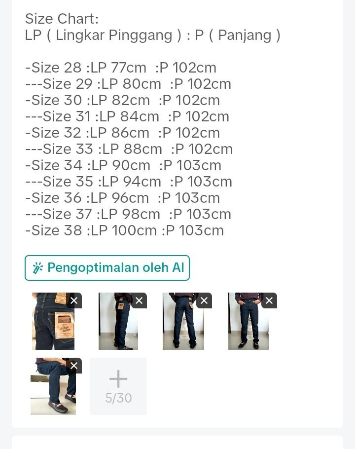 Product Introduction of Celana Jeans Standart Wr4ngl3r Pria/Celana Reguler Pria Size 27-38/Celana Panjang Pria High Quality Denim Standar Straight 7