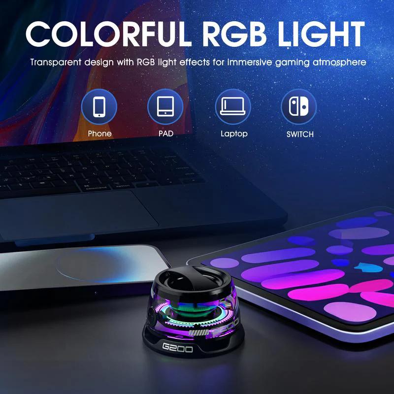 Product Introduction of 2-in-1 wireless TWS mini speaker, with RGB light effect, can be used as a mobile phone stand, magnetic wireless speaker, suitable for smartphones and tablets 28