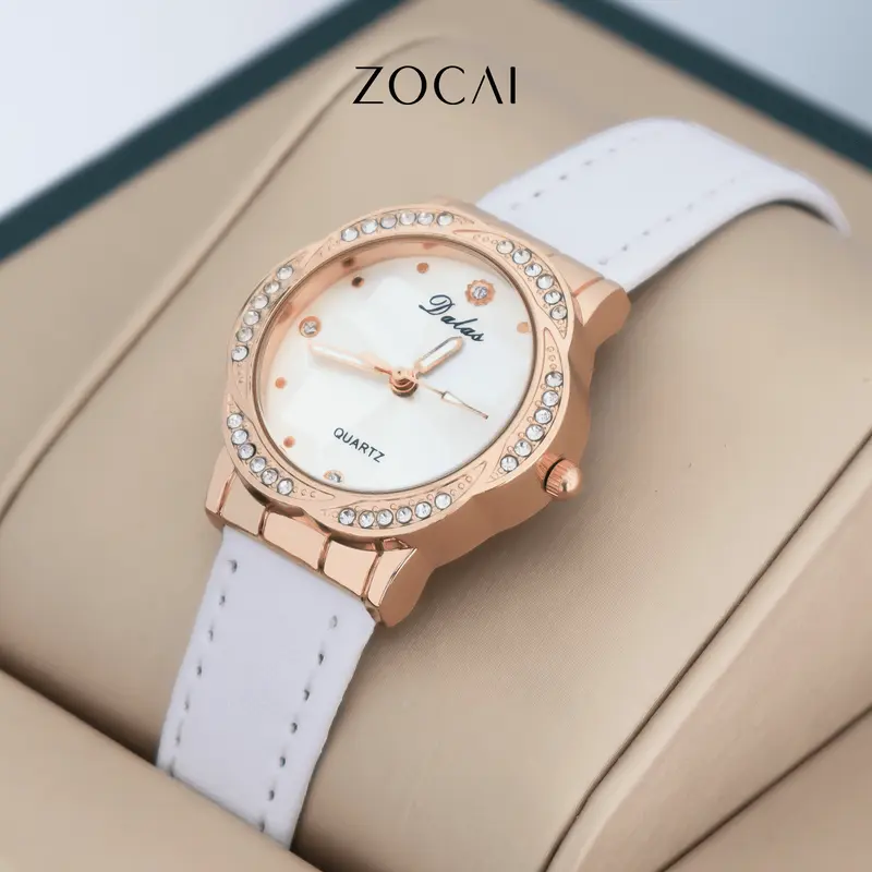 OS6-J27 Jam Tangan Wanita Cewe Simpel Dan Elegan Mewah Kekinian Keren Murah Kulit Tahan Air Bergaransi 1 Tahun High Quality Qualitas Tinggi COD Free Box Watches 1