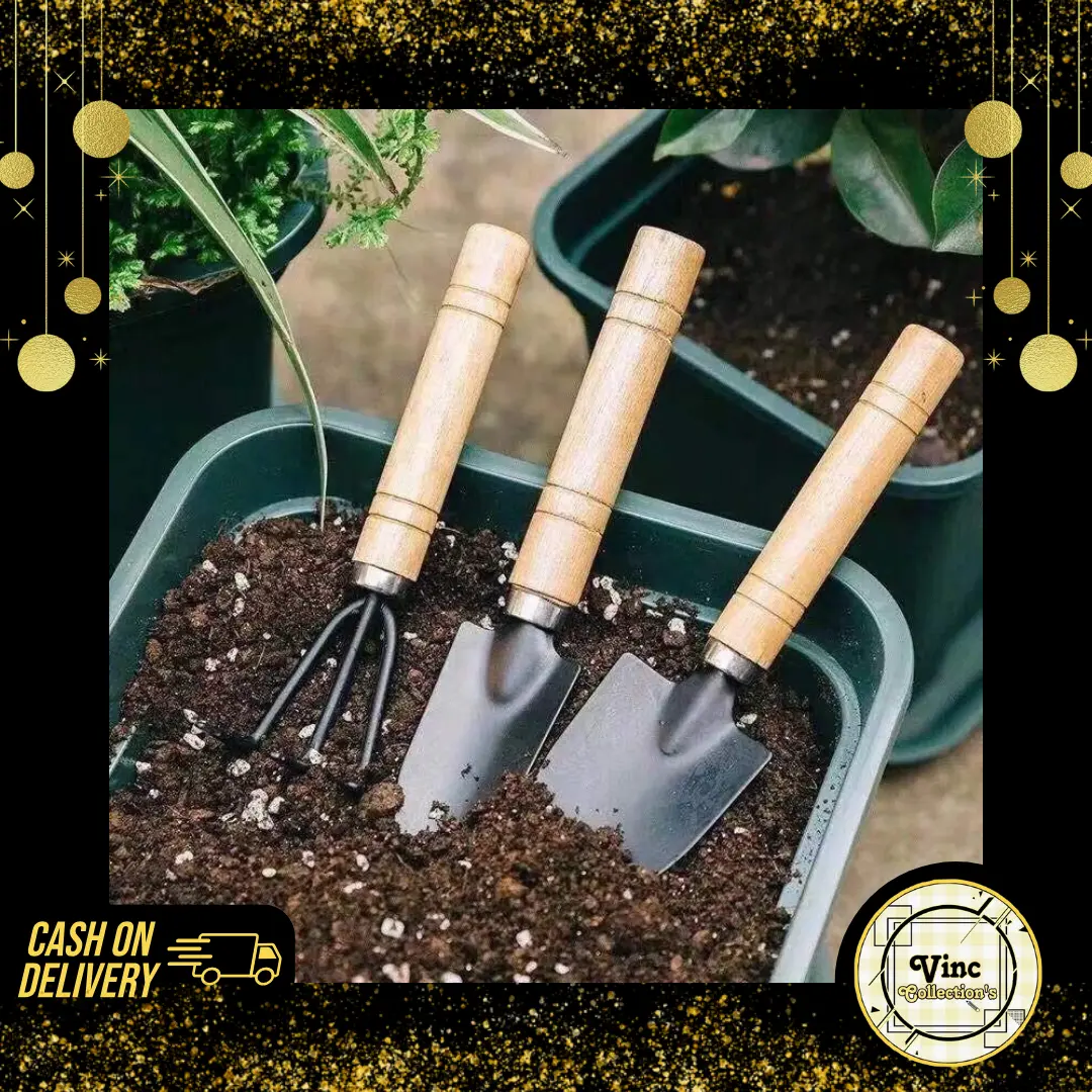 3 Set Gardening Premium Mini Shovel / Sekop Garpu Cangkul Mini Set Sekop Cangkul Garpu Set Sekop