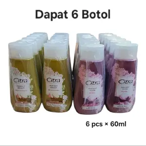[ Harga 6 Pcs] Citra Hand & Body Lotion 60 ml Mencerahkan Pencerah